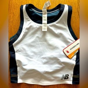 New Balance speed crop top with built in bra